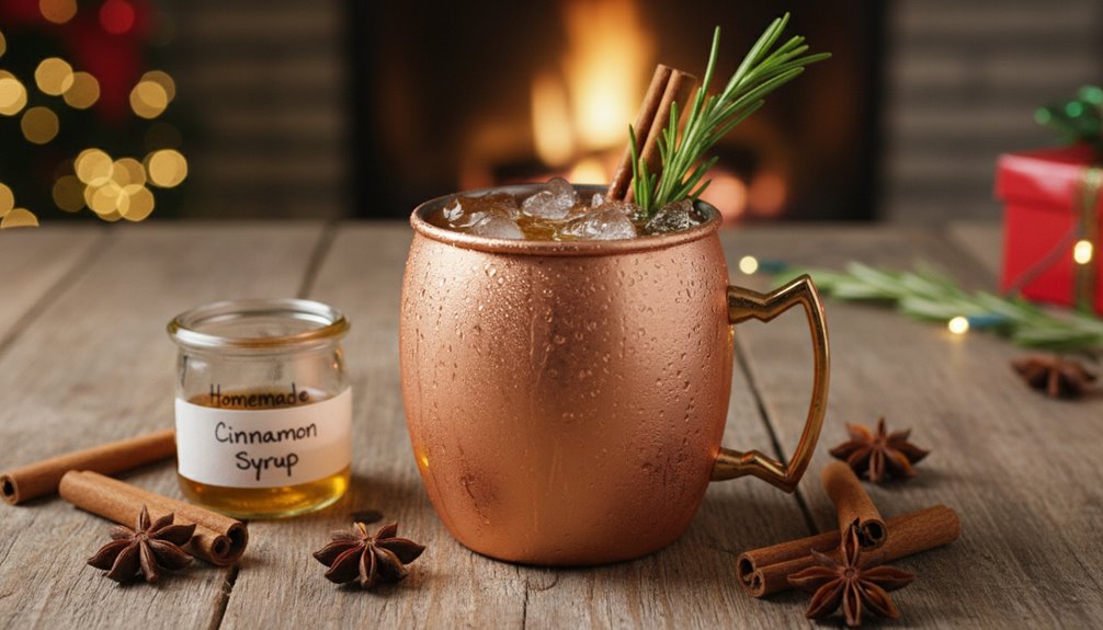 The Best Christmas Mule Recipe With Cinnamon Syrup 2 simple quick cinnamon flavored syrup