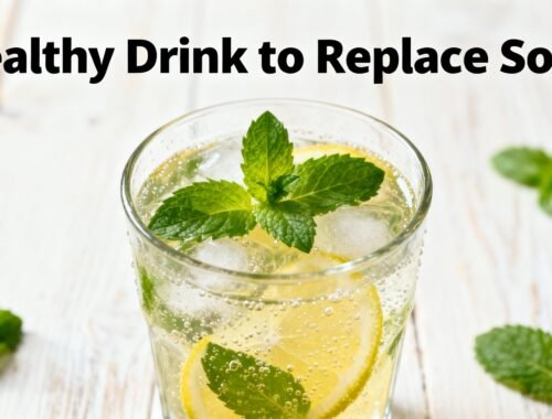Refreshing glass of infused lemon water with mint leaves for a healthy drink alternative.