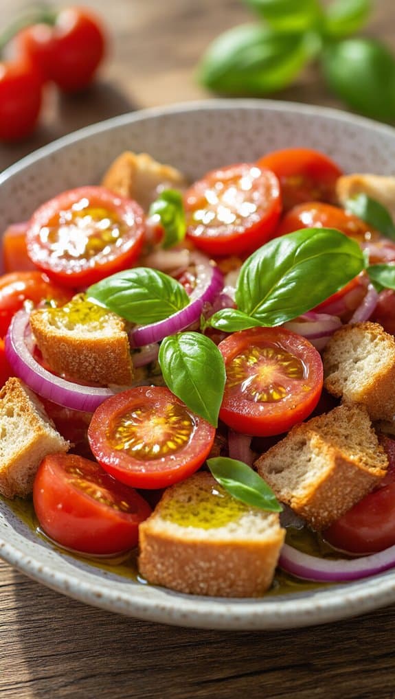 stale bread summer salad