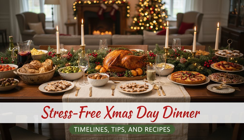 Stress Free Xmas Day Dinner: Timelines, Tips, and Recipes 1 stress free christmas day dinner recipes