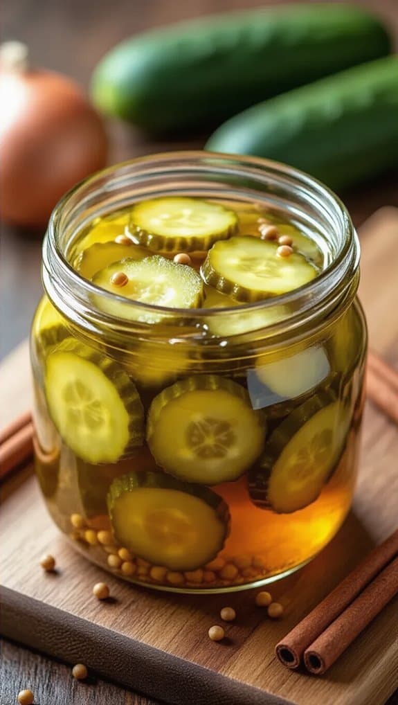 sweet tangy spiced vinegar brine