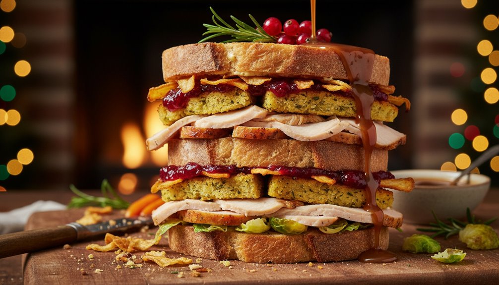 ultimate christmas sandwich trimmings